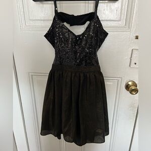 Forever 21 Glittering Black Sequin Dress